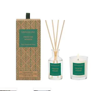 Seasonal - Frosted Woods - Mini Gift Set - Reed Diffuser & Votive