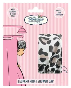 Shower Cap Leopard Print Boxed - image 2