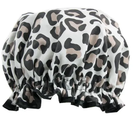 Shower Cap Leopard Print Boxed - image 1