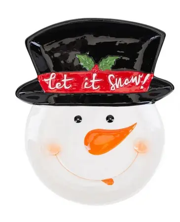 Snowman Plate