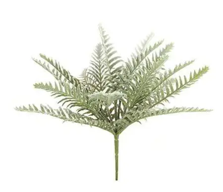 Snowy Fern Bush x 9 32cm