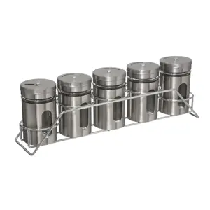 Spice Rack X5 Stainless Steel