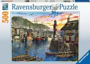 Sunrise at the Port 500 Piece Jigsaw Puzzle