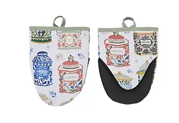 Tea Tins Microwave Mitt