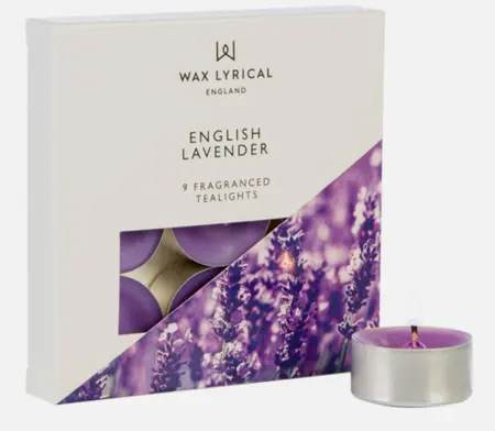 Tealights Bx/9 English Lavender