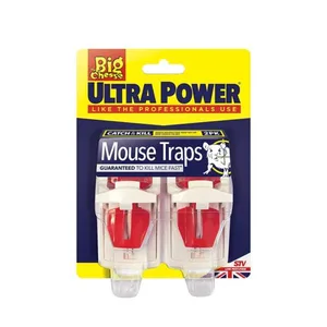 The Big Cheese Ultra Power Mouse Traps Pack Of 2
