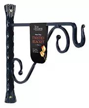 Twisted Bracket - Black 35cm