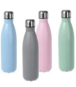 Vacuum Flask Bottle 500Ml 4 Assorted Colours