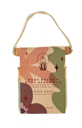 Wanderflower Body Brush & Body Scrub Duo - image 1