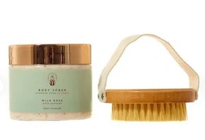 Wanderflower Body Brush & Body Scrub Duo - image 2