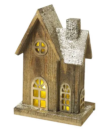 WOODEN LIGHT UP HOUSE