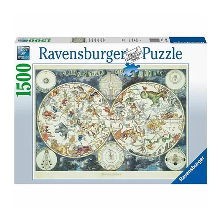 World Map of Fantastic Beasts 1500 Piece Jigsaw Puzzle