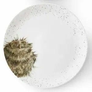 Wrendale - Coupe Dinner Plate 10.5 inch - Owl