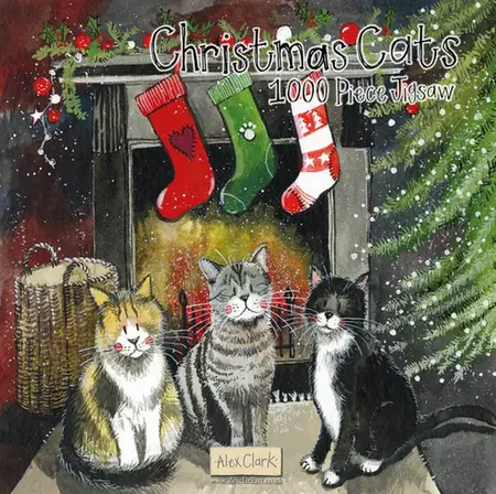 XJ01 CHRISTMAS CATS JIGSAW