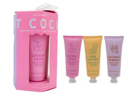 Yes Studio Fruity Cocktail Hand Cream Trio